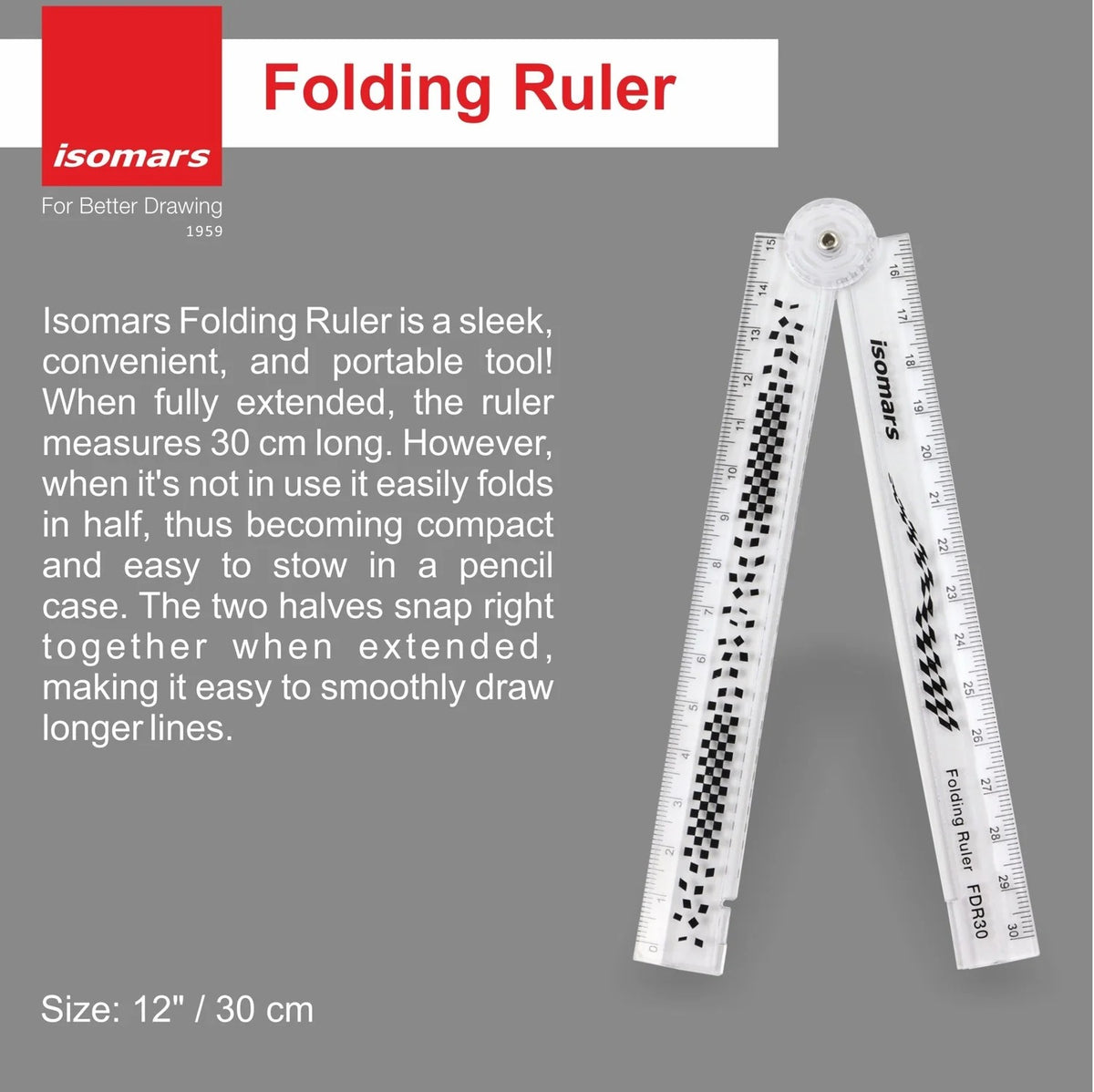Isomars Folded Ruler