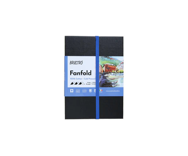 BRUSTRO FANFOLD WC 300GSM CP 10.5X15CM