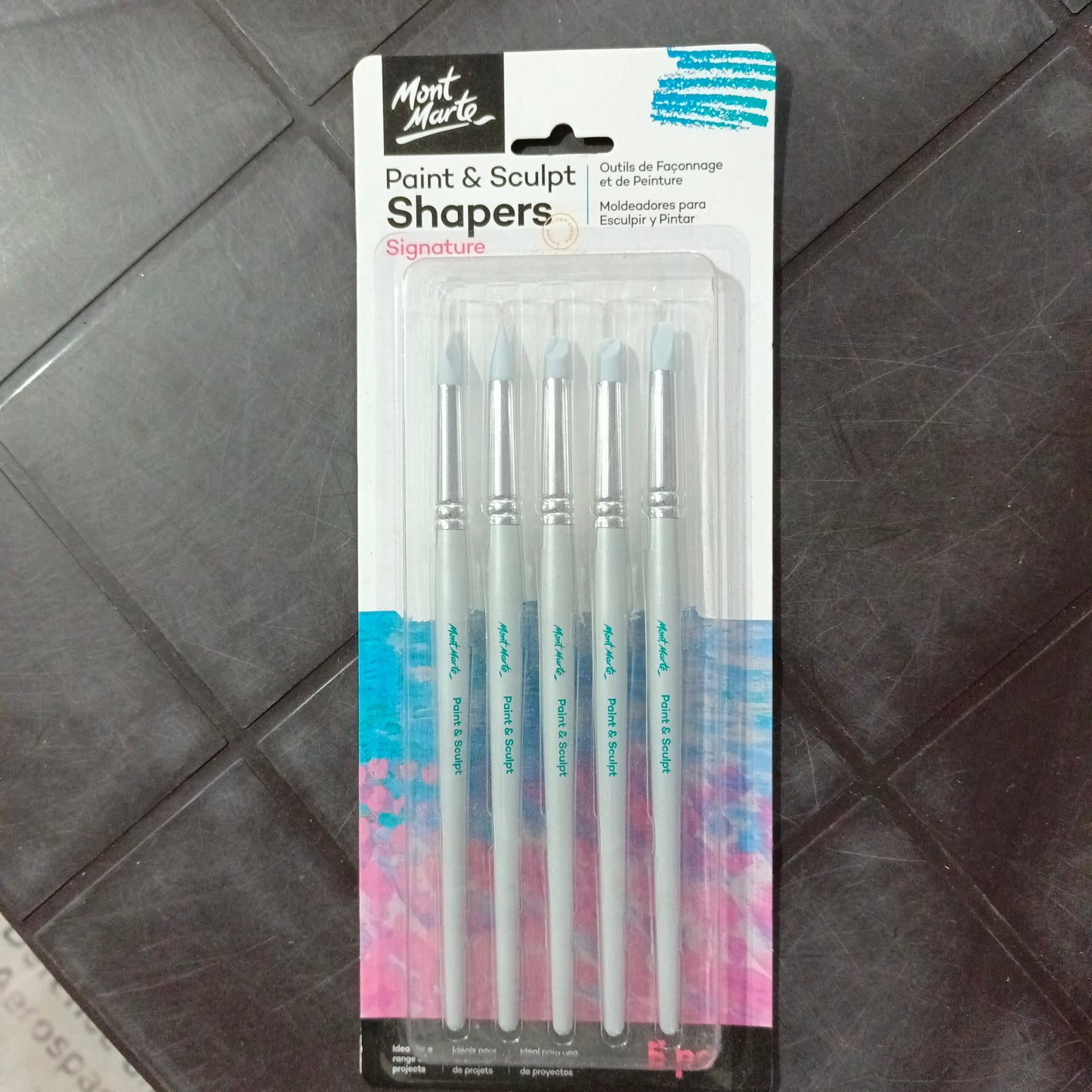 Mont marte paint and sculpt shapers set of 5