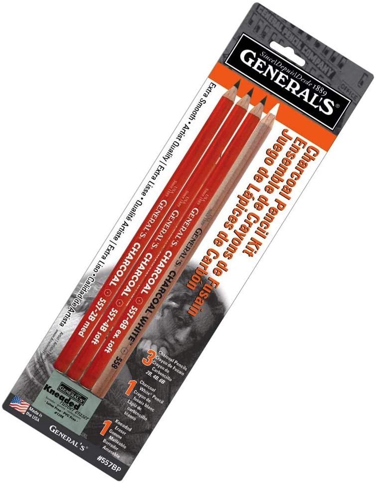 GENERALS CHARCOAL PENCIL KIT 557B