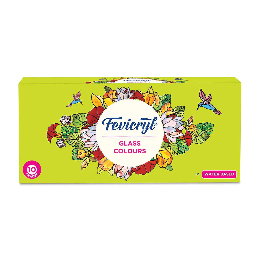 PIDILITE FEVICRYL GLASS COLORS SET OF 10