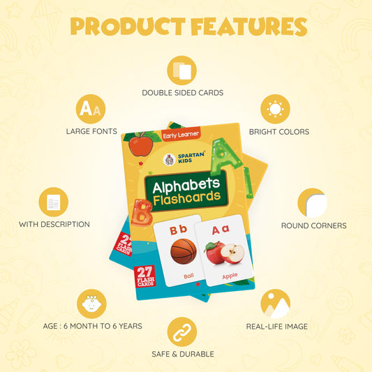 ARTPARK SPARTAN KIDS ALPHABETS 27 FLASH CARD
