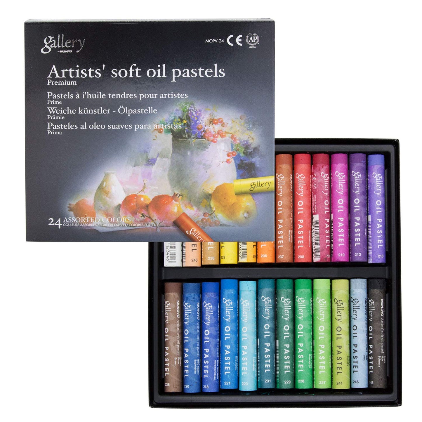 MUNGYO ARTISTS SOFT OIL PASTELS 24