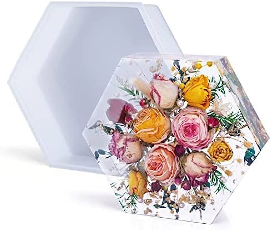 Artpark Silicon Mould Hexagon 8" 50mm Deep 07298