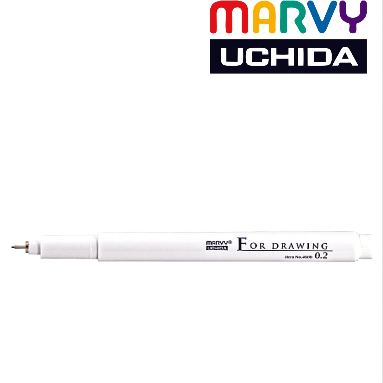 Marvy Uchida 4600 Drawing Technical Pen Black - 0.2 Tip