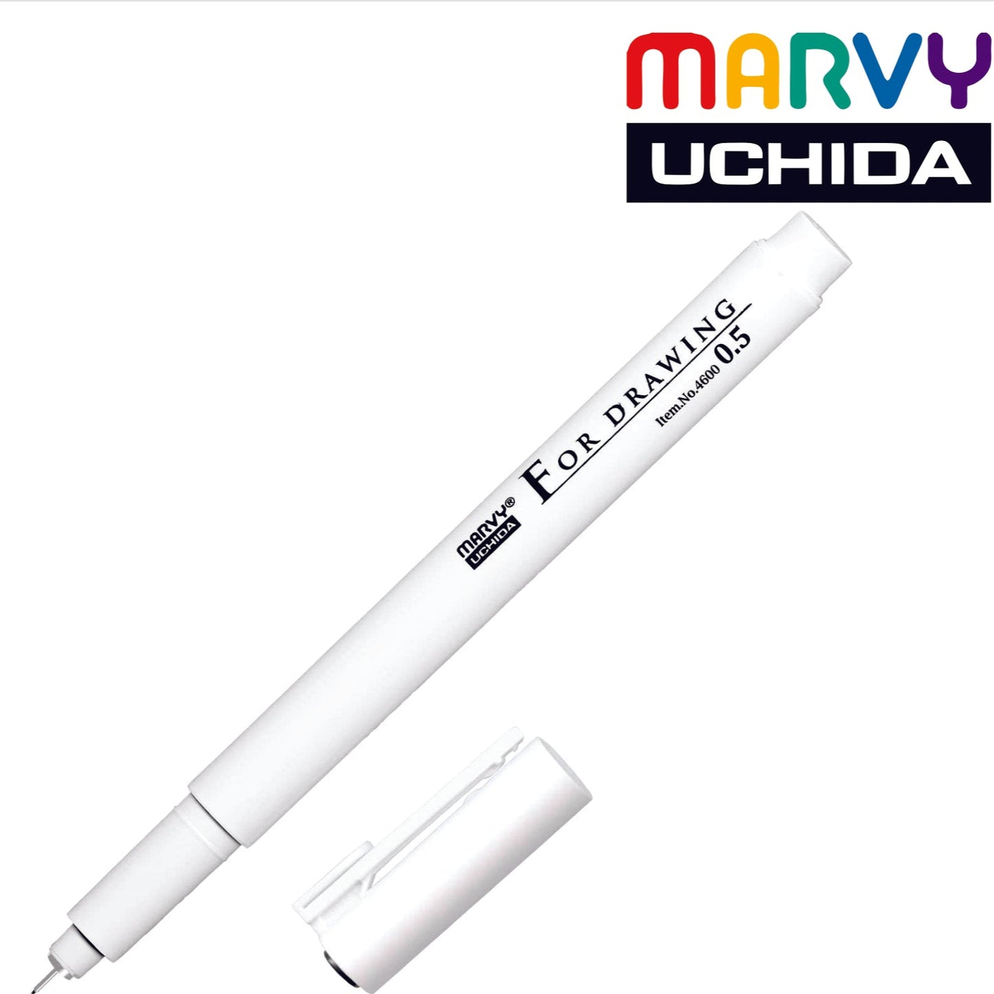 Marvy Uchida 4600 Drawing Technical Pen Black - 0.5 Tip