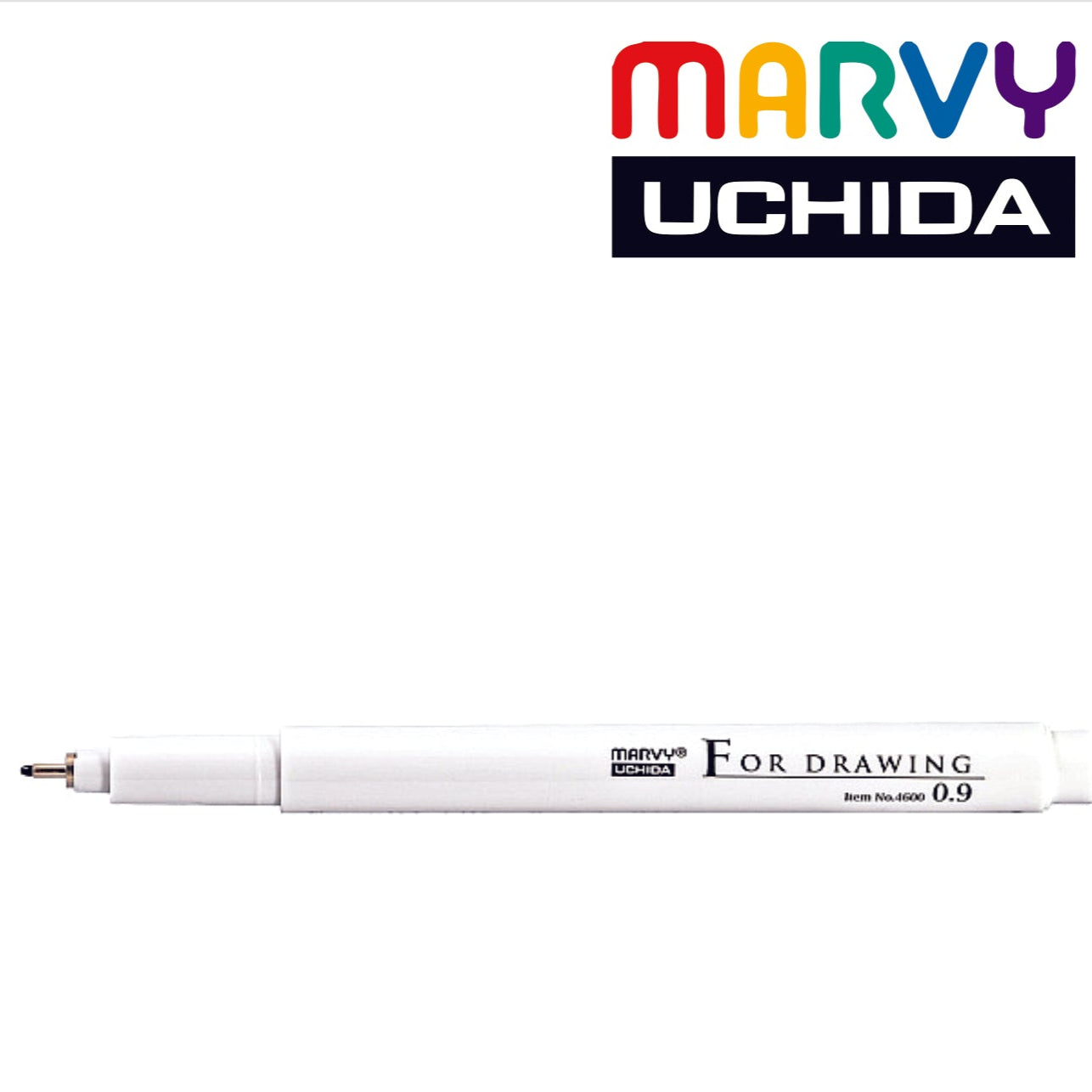 Marvy Uchida 4600 Drawing Technical Pen Black - 0.9 Tip