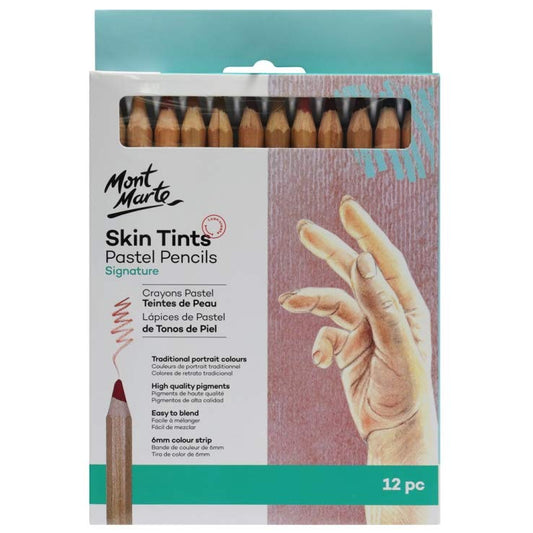 Mont Marte Skint Tints Pastel Pencils 12pc