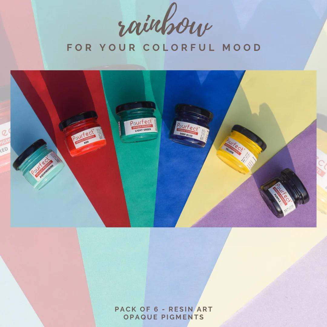 Pourfect Pigment Kit Rainbow set of 6
