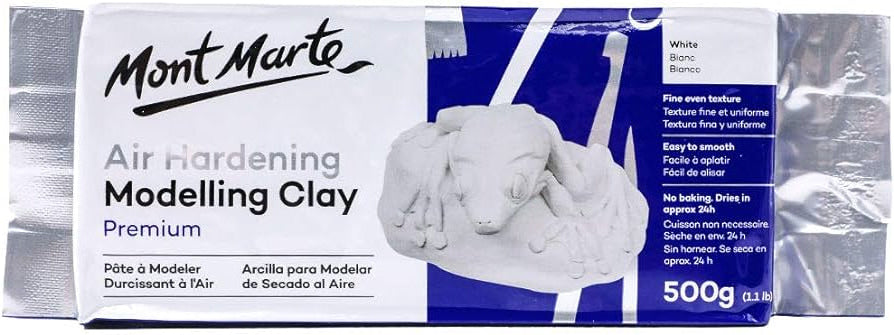 MONT MARTE AIR DRY CLAY 500GM WHITE