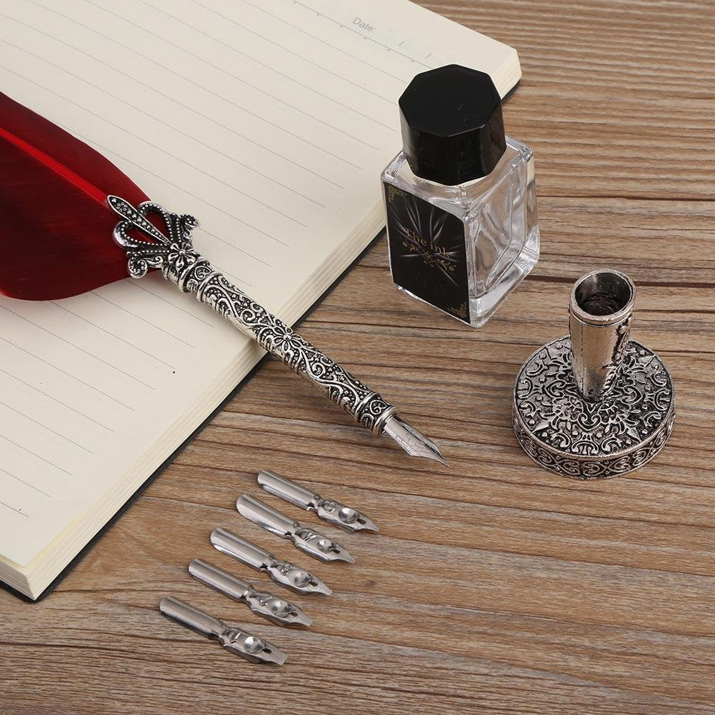 El-Dorado Father Antique Dip Pen Set