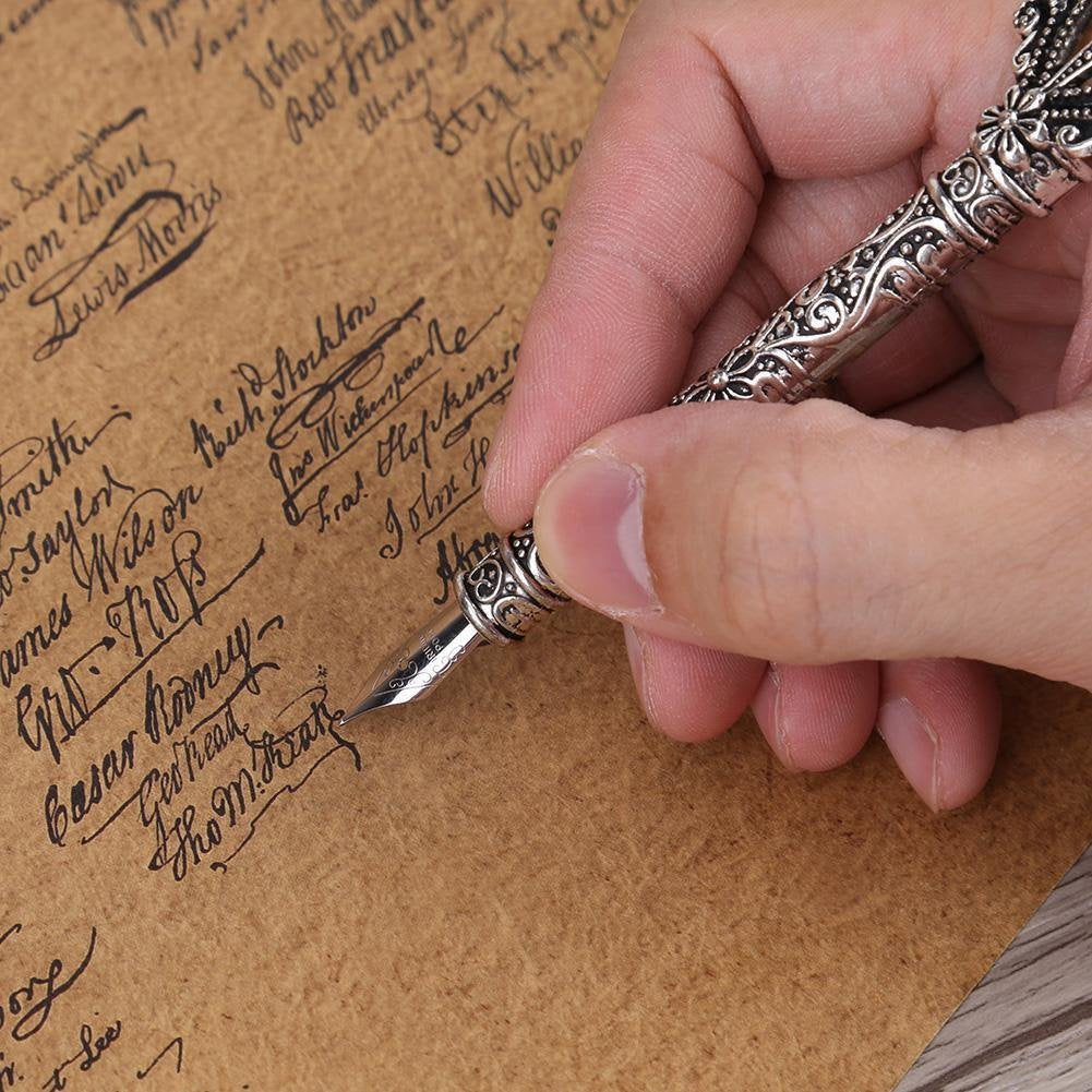 El-Dorado Father Antique Dip Pen Set