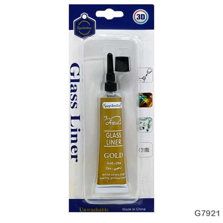 Artpark Keepsmiling 3d Glass Liner - Gold