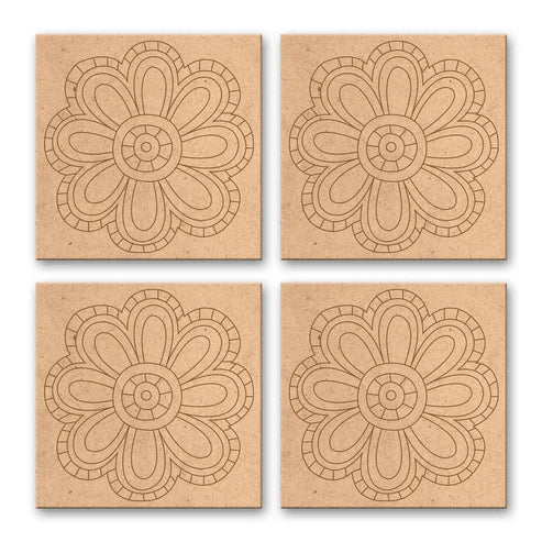 iCraft Doodling Tiles-3"x 3"-WE 787