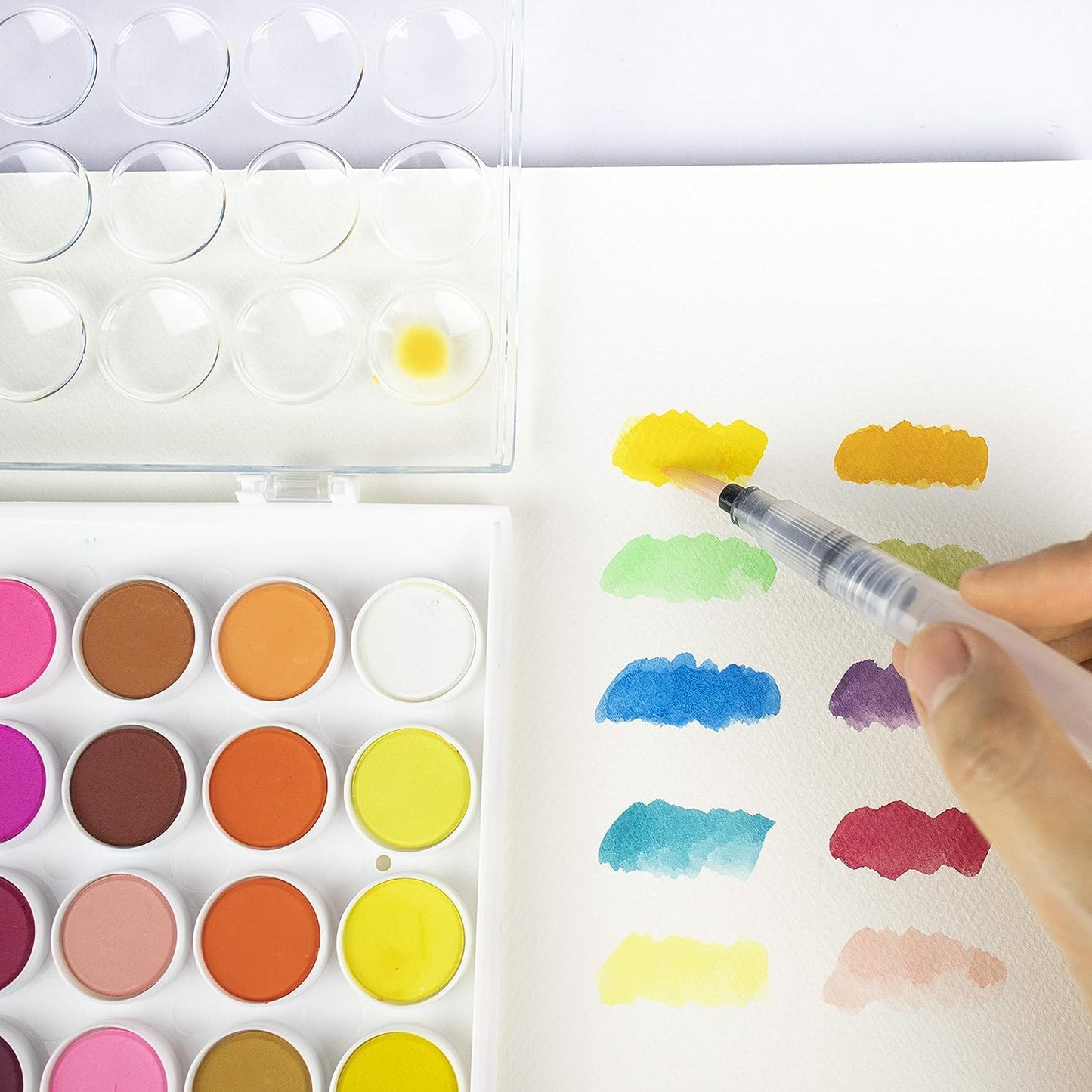 MONT MARTE Watercolour Paint Set – 38 pcs