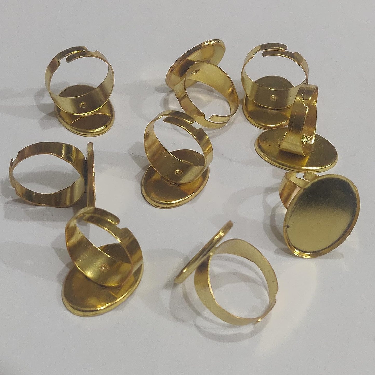 Artpark Ring Blank Inner Bezel Gold pack of 5