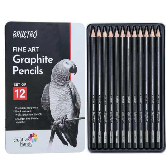 Brustro artist sketching pencil set of 12