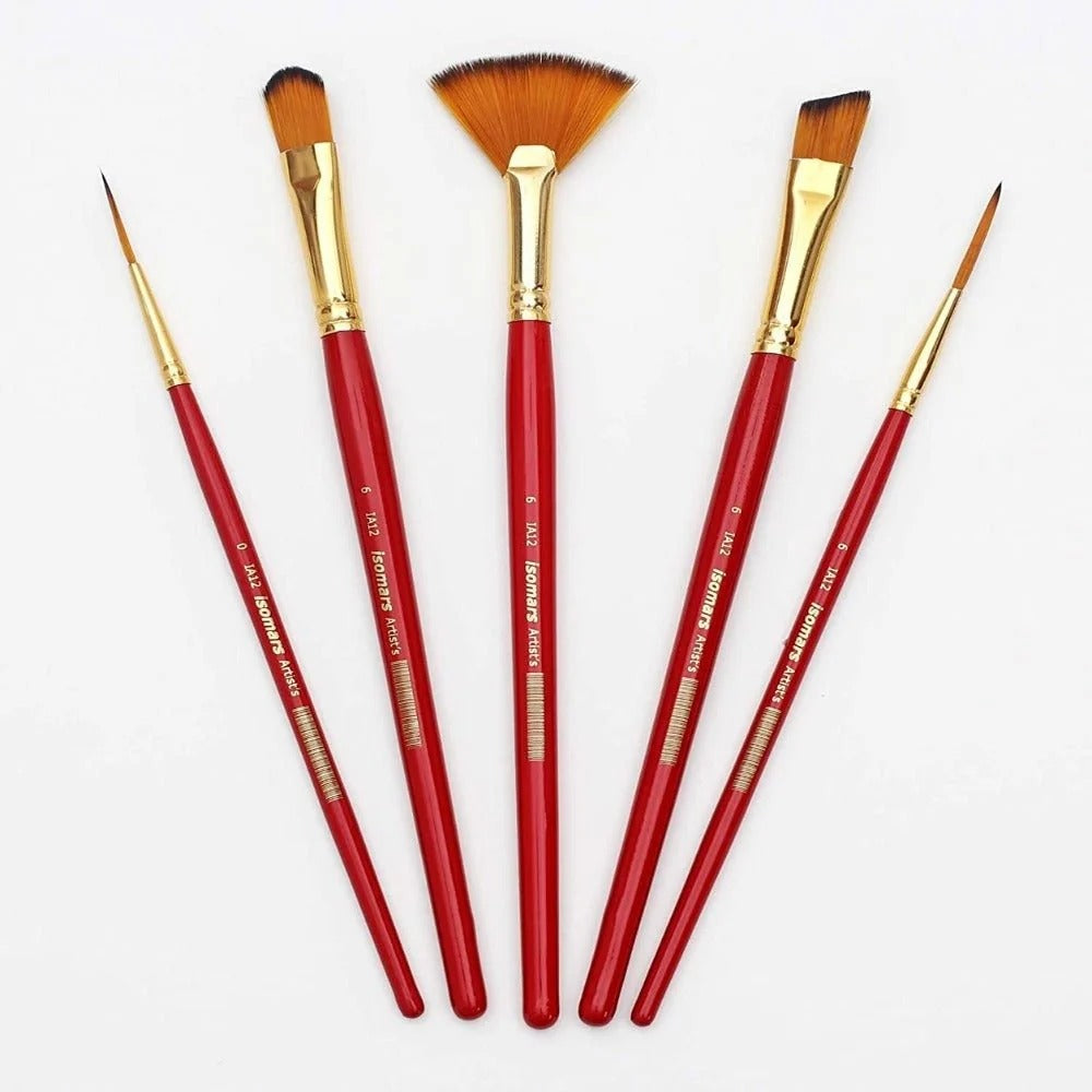 ISOMARS Artist Mix Paint Brush (Set of 5) SKU MBM5 MRP