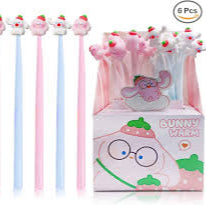 ARTPARK FANCY BUNNY WARM SILICON GEL PEN KK-7183-24