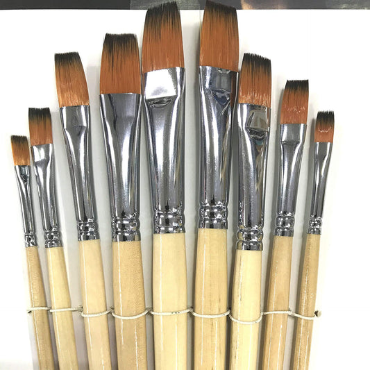 ARTPARK FLAT BRUSH KS 9008HS SET OF 9