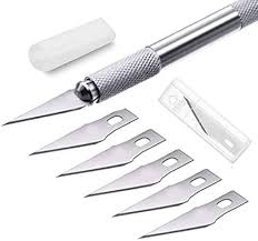AP HAND CARVING KNIFE + 6 BLADE