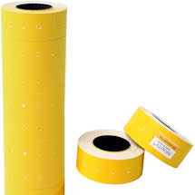 ARTPARK PRICE LABEL ROLL YELLOW ( 10 ROLL )