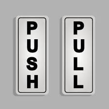 ARTPARK SIGN M AC PULL/PUSH STICKER SET