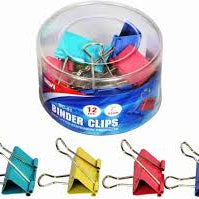 ARTPARK SILVI BINDER CLIP COLOUR BC-51 MM 12PCS