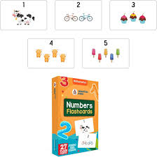 ARTPARK SPARTAN KIDS NUMBERS 27 MINI FLASH CARD