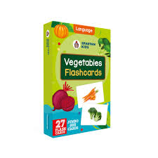 ARTPARK SPARTAN KIDS VEGETABLES 27 MINI FLASH CARD
