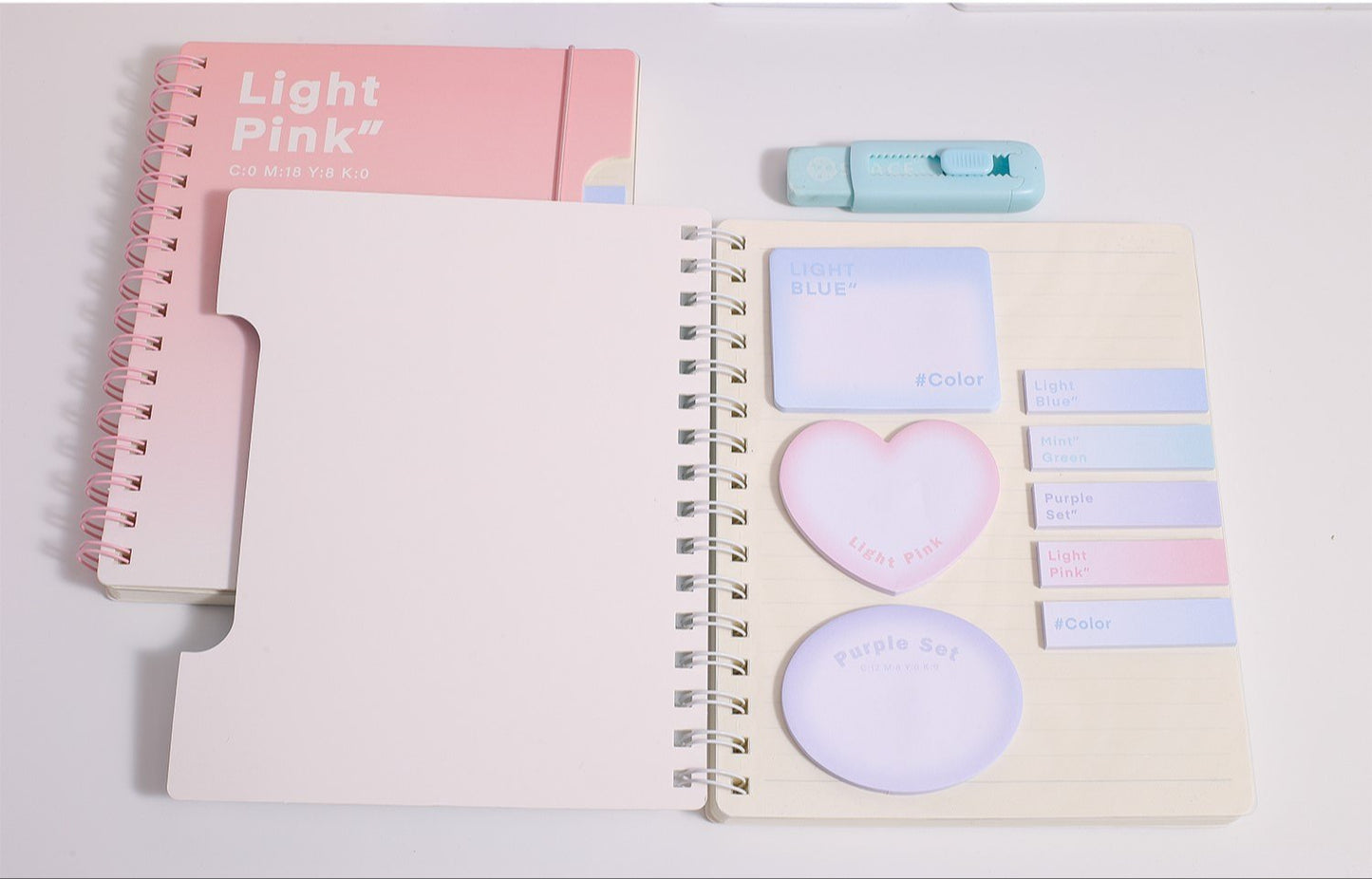 ARTPARK DIARY WITH STICKY NOTE PAD A5 RULED 100 PAGE