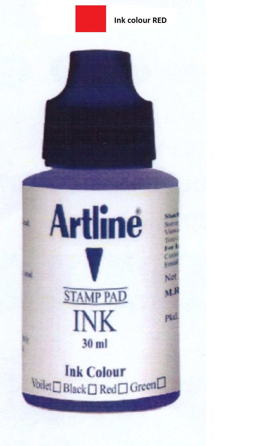 ART LINE STAMP PAD INK RED 30 ML