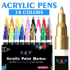 ARTPARK ACRYLIC PAINT MARKER 18pcs FOR COLORING, FINEART