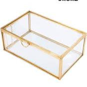 ARTPARK ANTIQUE GLASS BOX RECTANGLE 6X8X2"