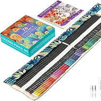 ARTPARK COLORED PENCIL 76pcs SET OF UNIQUE CANVAS WRAP