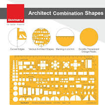 ARTPARK ISOMARS ARCHITECT COMBINATION 1:100 STENCIL 1876M