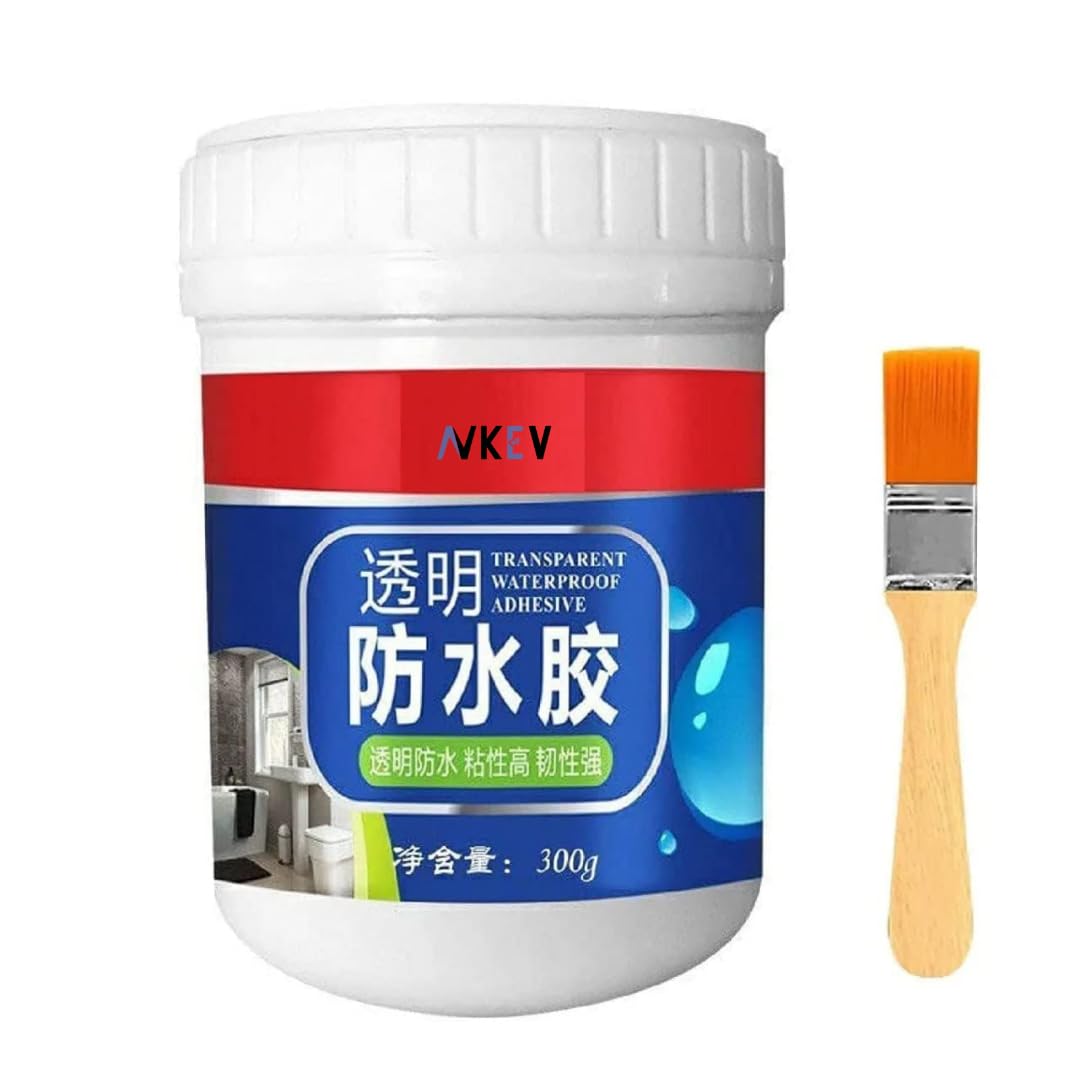 ARTPARK TRANSPARENT WATERPROOF ADHESIVE 300GM WITH SMALL BRUSH
