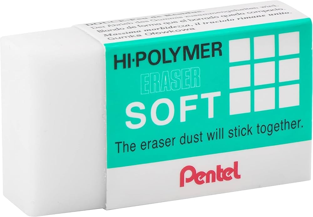 Pentel Hi-Polymer Eraser Soft Big
