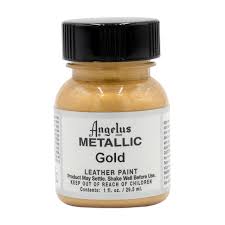 Angelus  Leather Paint 1 Oz Gold 29.5ML