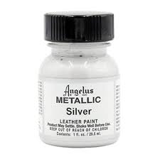 Angelus  Leather Paint  Metalic Silver 29.5ml