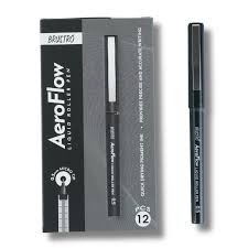 BRUSTRO AERO FLOW ROLLER PEN BLACK