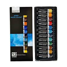 BRUSTRO ARTIST WC TUBE SET OF 12 5ML