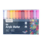 BRUSTRO DIY ACRYLIC MARKER SET OF 24 2MM