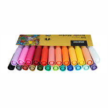 BRUSTRO DIY ACRYLIC MARKER SET OF 24 FINE