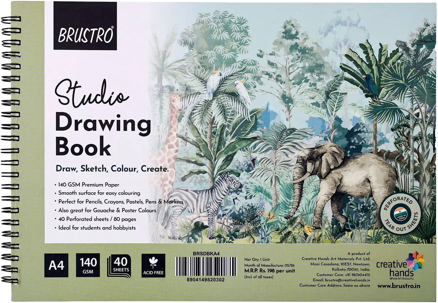 BRUSTRO DRAWING BOOK A4