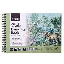 BRUSTRO DRAWING BOOK WIRO 140GSM A5