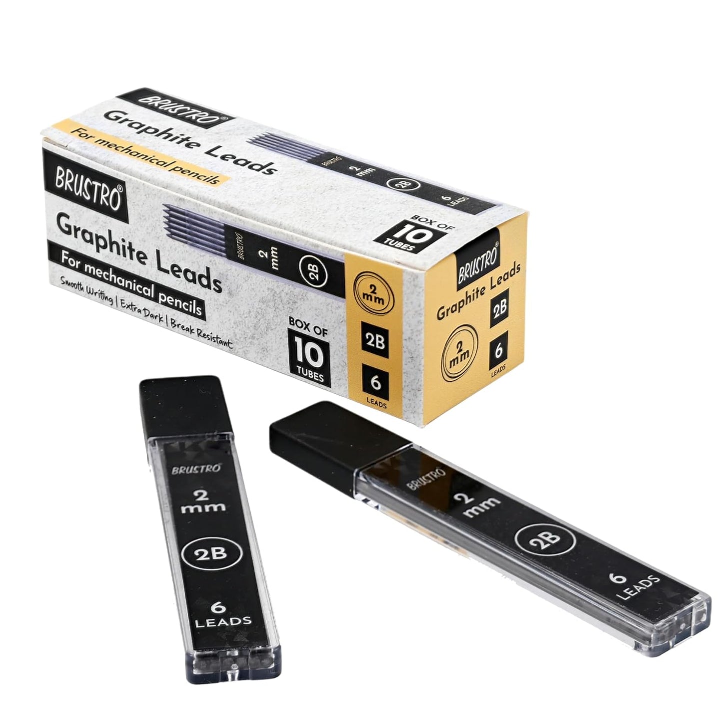 BRUSTRO GRAPHITE LEAD 2.0 MM 2B