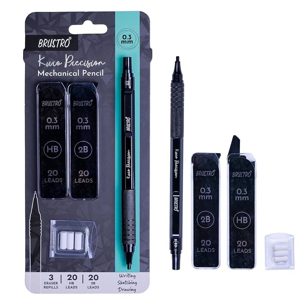 BRUSTRO KURO MECHANICAL PENCIL 0.3