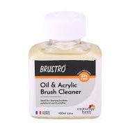 BRUSTRO OIL & ACRYLIC BRUSH CLEANER 100ML