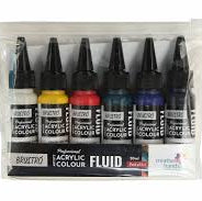 BRUSTRO PROFESSIONAL FLUID ACRYLIC COLOUR-PRIMARY